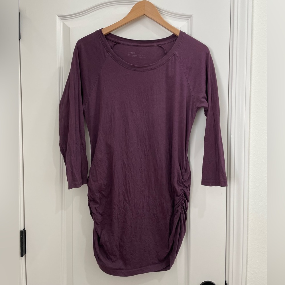 Pact maternity shirt